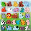 Generic Gioco di matchmaking con lettere degli animali - Puzzle 'alfabeto, Gioco di matchmaking con lettere degli animali | Puzzle portatile in legno per ragazzi, ragazze e ragazzi