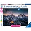 Ravensburger - Puzzle Le Tre Cime di Lavaredo, Collezione Beautiful Mountains, 1000 Pezzi, Puzzle per Adulti e Ragazzi, Idea Regalo per Lei o Lui, 70x50 cm