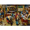 Bluebird Puzzle - Pieter Brueghel Le Jeune, The Tax Collector's Office - 1000 pezzi - Riproduzione del famoso dipinto - Puzzle per adulti, prodotto in Europa