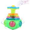 Generic Spinner Top luminoso - Giocattoli a filatura musicale a LED Un modello che stimola la concentrazione e l'eccitazione dei bambini con spettacoli di attraenti che si illuminano durante la rotazione