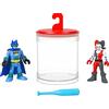 Fisher-Price Imaginext DC Super Friends, Batman Toys, set di 3 personaggi che cambiano colore con Harley Quinn per bambini in età prescolare dai 3 anni in su