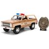 Jada - Strangers Things Chevy K5 Blazer 1980, 253255003, + 8 Anni, Incluso Distintivo Die-Cast da Collezione