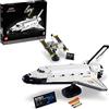 LEGO Icons NASA Space Shuttle Discovery 10283 Model Building Set - Spaceship Collection with Hubble Telescope, Detailed Display for Home or Office Decor, Gift Idea for Adults