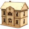 F Fityle Kit di Modelli di edifici architettonici in 1:72, Puzzle 3D da assemblare, Modelli di Scene architettoniche per Layout, Accessori, Decorazioni