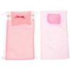 FUNOMOCYA 2 Set Biancheria Letto per Casa delle Bambole Letto in Miniatura Bambole, Camera di Cotone, Lenzuolo e Fodere Cuscino