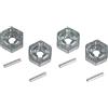 Dickly 4 Pz XINLEHONG 9125 1/10 Adattatore Esagonale 2.4G 46 Km/h Parti Durevoli