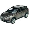 Generisch Welly Modello Auto Compatibile con Hyundai Santa Fe Santafe Marrone Tipo DM 3° generazione ca 1/34 - 1/39 Metal Model Auto Die Cast Nuovo in scatola 43677