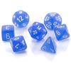 Chessex Says: CHX27406 Set Dice Frosted: Blue/White (7)