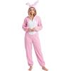 DEGUISE TOI Costume Coniglio bianco e rosa per donna - Rosa - Taglia Unica
