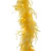 Zeus Party Boa di Piume Giallo Chiaro 184cm.