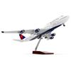 QIYUMOKE 747 1/160 Modello di aeroplano grande scala -17 (lungo) per Boeing 747 precostruito modello di aereo per adulti 747 con supporto per gli appassionati di aviazione regali o decorazioni