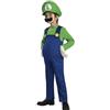 Zeus Party Costume Luigi Super Mario Deluxe per Bambini, Taglia 3-4 Anni, Include Tuta, Pancia Gonfiabile, Cappello, Baffi e Guanti, Travestimento Carnevale