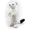 PuffPurrs Donnola a coda corta Peluche - Figura realistica ed educativa di un ermellino - Perfetta per gli appassionati di fauna selvatica - 23CM/9IN