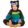FIESTAS GUIRCA Costume da Gufo Civetta Gufetto Bimbo