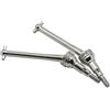 ZIBOXI 2 pezzi di albero di trasmissione CVD FR adatto for MJX scala 1/16 16207 16208 14209 14210 RC auto camion for hobby accessori di aggiornamento parti(Silver)