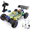 Generico Camion RC 1/8 per Adulti 90 km/h 4WD a Gas RC Auto 94970 Motore 26CXP Camion telecomandato ad Alta velocità RTR Veicolo da Corsa Hobby Breve Percorso cingolato,Verde