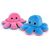 Generisch Peluche a forma di polpo, reversibile, 30 cm, con due emozioni, morbido peluche, regalo per bambini