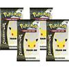 Pokémon Celebrazioni Booster Pack Lotto (x4) - Set 25° Anniversario - 4 carte per confezione (la collezione include solo Holo e Ultra Rares)