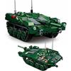 Tarcury Strv 103 Main Battle Tank Mattoncini da Costruzione - 692 PCS Giocattoli Militari con 2 Soldatini - Modello Militare Emozionante per Bambini & Adulti