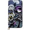JUSONGKWCP Murder Uzi Drone Portafoglio in Pelle PU | Portafoglio Bifold Alla Moda Con Tasca Portamonete Con Cerniera | Stile Lungo | Portafogli Portamonete Multicarte Per Contanti, Monete, Carte (multicolore-2)