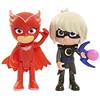 Giochi Preziosi - Set 2 personaggi 7.5 cm pyjamasques - Modello casuale, pjm19, Modelli/Colori Assortiti, 1 Pezzo