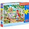 Castorland B-066117 - Puzzle classico con Cappuccetto Rosso, 60 pezzi, multicolore