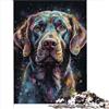 AITEXI Puzzle da 1000 pezzi per adulti Puzzle con labrador dipinto Puzzle in legno per adolescenti Puzzle con taglio di precisione da 1000 pezzi 1000 pezzi （50x75 cm）