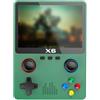 Gelb&Schwarz Console di gioco portatile, console di gioco retrò per bambini e adulti, console di gioco portatile con schermo con giochi classici, supporta per collegare TV e due giocatori, regali per ragazzi