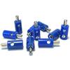 BELI-BECO 61/7 - Connettore a banana in miniatura con perno di diametro: 2,6 mm, 10 pezzi (blu)