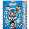 Totum Paw Patrol Scratch Book con stencil, adesivi glitter e penna graffio, per casa e in viaggio