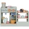 Little Dutch 2508 - Caffè in legno, con accessori, colore: Verde