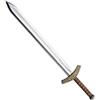 W WIDMANN MILANO Party Fashion - 8624G - Spada a croce, lunghezza circa 86 cm, aspetto metallo, arma, accessorio, motto festa, carnevale