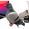 Generico Piccione Peluche - Morbido 20 cm - Giocattolo Morbido Piccione - Per Compagnia Comfort Natale Compleanno Camera Auto Divano Ragazzi Ragazze Bambini