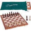 SQUARE GAME SQUARE - Scacchi da Torneo Professionale n. 5 Mogano + 2 x Dame - Scacchiera in Legno - Gioco degli Scacchi Staunton 5