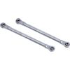 GPM Aluminium 7075 Front Steering Link Rod for Traxxas 1:7 Unlimited Desert Racer UDR PRO-Scale 4X4 85086-4 85076-4 Upgrade Parts - Silver