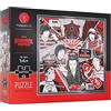 theory11 Stranger Things - Puzzle multidimensionale, 1000 pezzi, olografico rosso e argento, 65 x 65 cm, con custodia per il trasporto