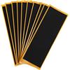 LABRIMP Adesivo Antiscivolo per Fingerboard 10 Pezzi, Plastico Nero | Strato Sostituibile Effetto Ammortizzante, per Tavola Fingerboard e Gioco da Scrivania, Ragazzo Ragazza