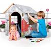 Biemme Casetta della Fattoria Farm House in cartone da colorare Gioco Laboratorio metodo Montessori 100% Ecologico e Riciclabile | GreenCity Villaggio di Carta | gioco di ruolo e di emulazione per bambini