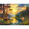 Castorland puzzle Tramonto del fiume foresta - 3000 pezzi puzzle