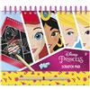 Totum Disney Pincess Scratch Book: Libro per Graffi e colorare con Stencil e Adesivi Glitterati con Le Principesse Disney Come Cenerentola, Rapunzel, Belle UVM. Activity Book per casa e in Viaggio