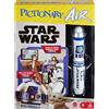 Mattel Games PICTIONARY AIR STAR WARS Family Drawing Game, Lightpen, 112 carte indizi bifacciali, supporto per telefono vivavoce, regalo per 8 anni in su