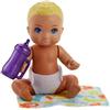 Barbie Bambino Biondo Mattel FHY80 | Babysitter | Famiglia Bambola