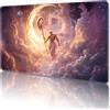 Sepmat MTG - Tappetino da gioco con carte magiche, gioco di carte TCG e CCG, con custodia inclusa, dimensioni 61 x 35 cm (senza zone, Dio)