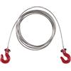 EONANT catena gancio per rimorchio in metallo e gancio per verricello con gancio di traino Accessori per camion cingolati RC per modello di auto RC 1/10 TRX-4 assiale SCX10 90046 (D'argento)