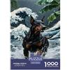 XKASKDFKE Jigsaw Puzzle Cane dobermann pinscher Colore Difficile Sfida Gioco Educativo E Stimolante Animale Per Gioco Familiare 1000 Pezzi Adulti E Ragazzi 70x50cm/1000pcs