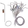F Fityle 20 Pezzi H0 / 00 Lampione Stradale a Frusta Lampada da Parco per
