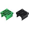 RiToEasysports 2pcs 180 Motore Elettrico Spazzolato, Dissipatore di Calore in Lega di Alluminio RC Dissipatore di Calore Motore Elettrico per 4M 1/18 RC Car Truck