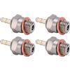 Dilwe Candela Auto RC, 4 Pezzi/Set Candela Motore RC Tipo Caldo per 1/8 1/10