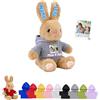 Generic Coniglietto Di Peluche Personalizzato Con Foto Testo, Bunny Stuffed Animal Peluche Di Pasqua Su Misura Come Regali Personalizzati Per Lei E Lui A Pasqua Natale E Compleanno, 30cm