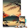 AITEXI Puzzle da 1000 pezzi per adulti Paesaggi giapponesi Difficile da completare ma divertente e umoristico Gioco educativo per compleanno e Natale 75x50cm